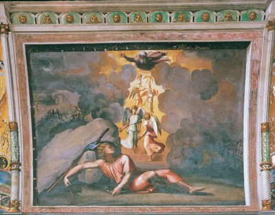 El sueño de Jacob de Sanzio of Urbino (workshop) Raphael