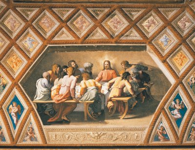 Última Cena de Sanzio of Urbino (workshop) Raphael