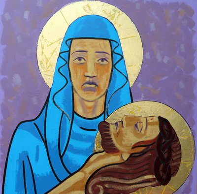 Jesús es bajado de la cruz de Sara Hayward