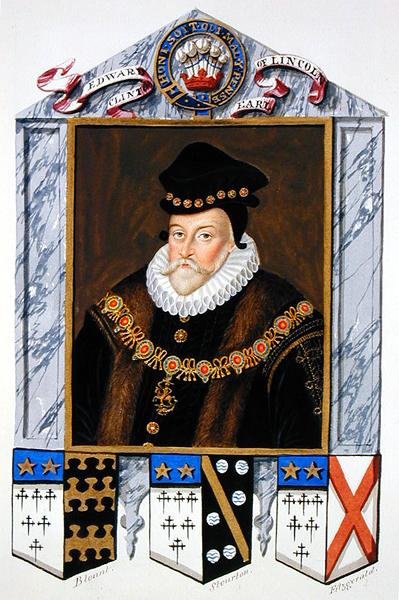 Retrato de Edward Fiennes de Clinton (1512-85) 1er Conde de Lincoln de 
