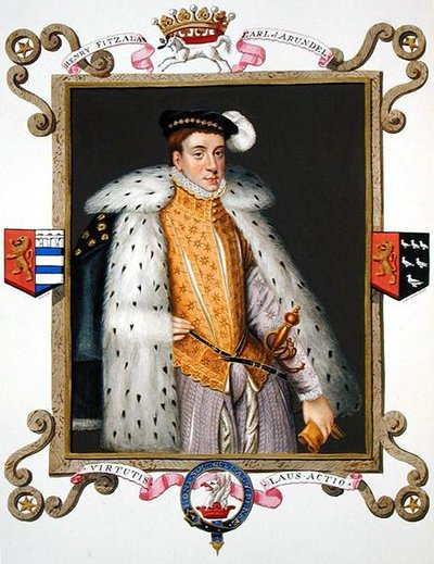 Retrato de Henry Fitzalan (c.1511-80) 12º Conde de Arundel de 