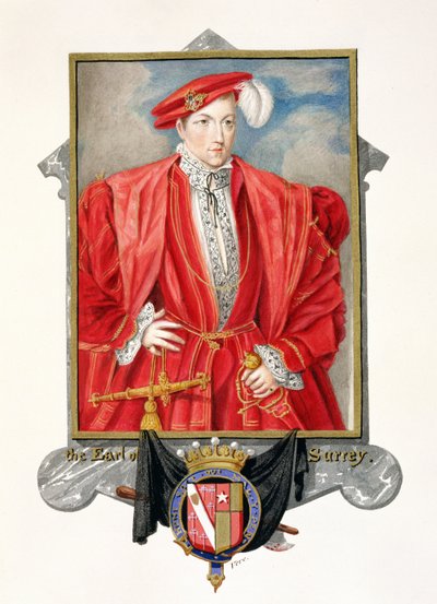 Retrato de Henry Howard (c.1517-47) Conde de Surrey de 