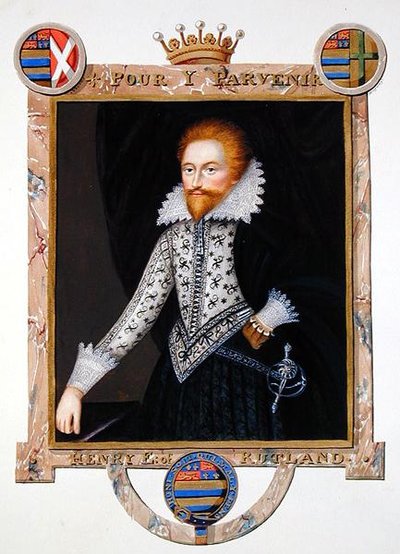Retrato de Henry Manners (d.1563) 2º Conde de Rutland de 
