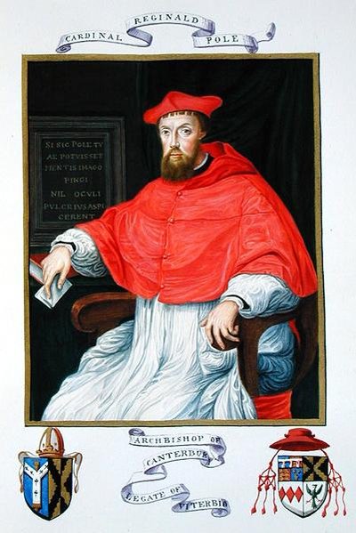 Retrato de Reginald Pole (1500-58) Arzobispo de Canterbury y Legado de Viterbo de 