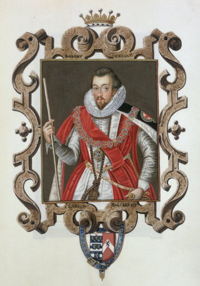 Retrato de Robert Cecil (1563-1612) 1er Conde de Salisbury de 