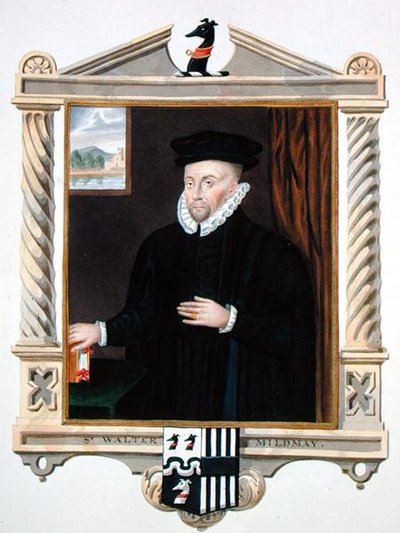 Retrato de Sir Walter Mildmay (c.1520-89) de 