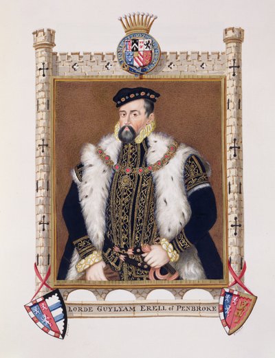 Retrato de William Herbert (c.1506-70) 1er Conde de Pembroke de 