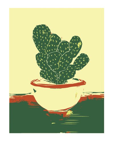 Nopal en maceta de Sarah Fitzgerald