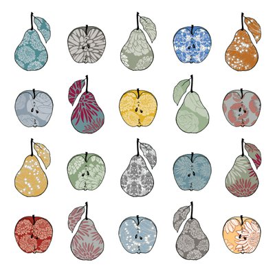 Manzanas y peras, 2012 de Sarah Hough