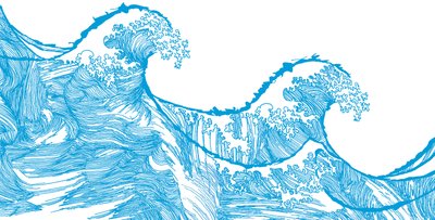 Ola de Kanagawa, 2009 de Sarah Hough