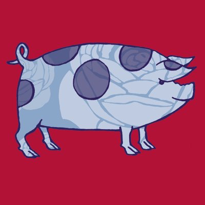 Cerdo del Valle de Piddle, 2005 de Sarah Hough