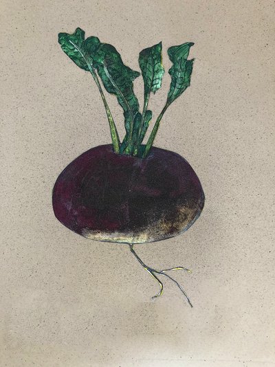 Nabo, 2024 (óleo sobre lienzo) de Sarah Thompson Engels