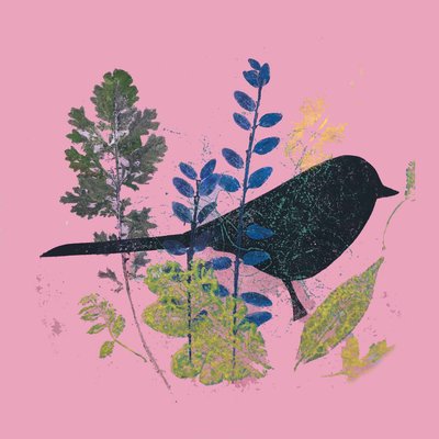 Pájaro y hojas, 2019 de Sarah Thompson Engels