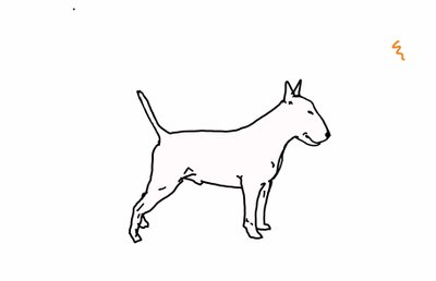 Bull terrier de Sarah Thompson Engels