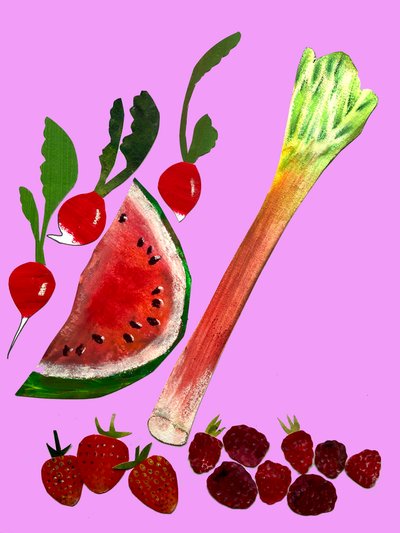 Frutas y verduras, 2020 de Sarah Thompson Engels