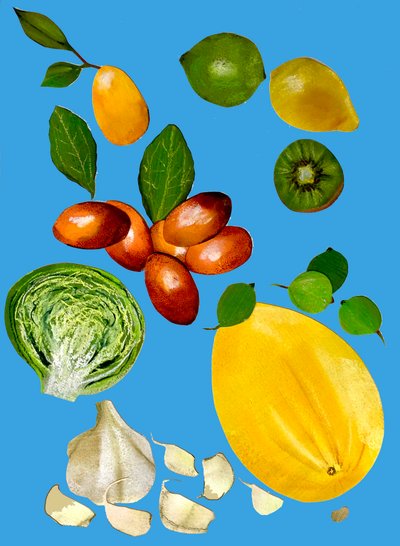Frutas y verduras de Sarah Thompson Engels
