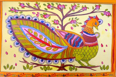 Pavo real indio, 2019 de Sarah Thompson Engels