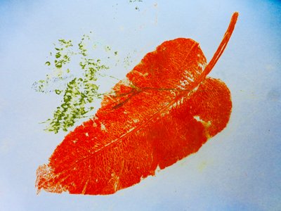 Hoja naranja, 2020 de Sarah Thompson Engels