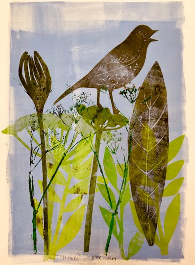 Pájaro cantor de Sarah Thompson Engels