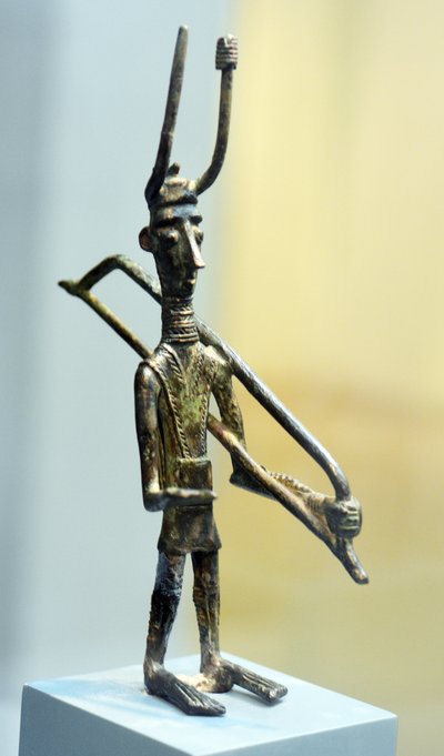 Figurilla de un guerrero, c.1800-1200 a.C. de Sardinia Nuragic Civilization