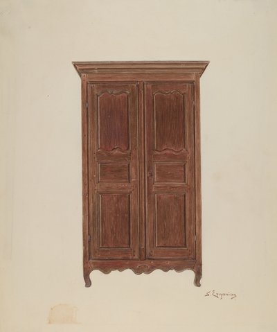 Armario, c. 1939 de Sarkis Erganian