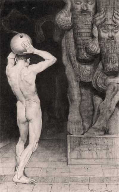 Der Anarchist, 1894 de Sascha Schneider