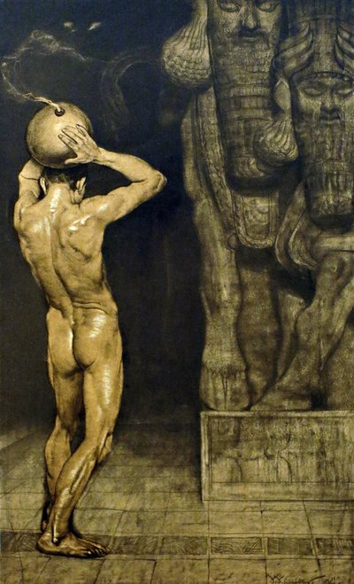 El anarquista, 1894 de Sascha Schneider