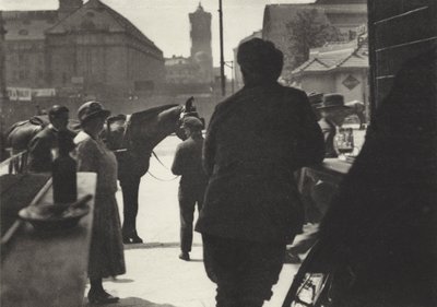 Berlín: Vista desde una Taberna hacia Alexanderplatz de Sasha Stone