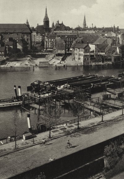 Berlín: Vista sobre el Spree hacia Klosterstrasse de Sasha Stone