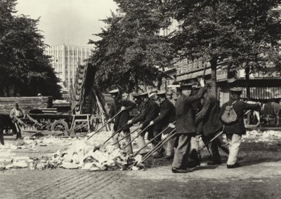 Berlín: Barrenderos en Wittenberg-Platz de Sasha Stone