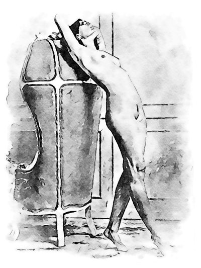 Mujer posando de SaskiaBJ