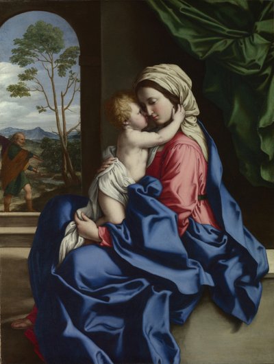 La Virgen y el Niño Abrazándose, Entre 1660 y 1685 de Sassoferrato