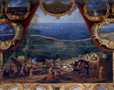 Las acciones del Príncipe Luis II de Borbón Condé (Bourbon-Conde) conocido como el Gran Condé (1621-1686): Batalla de Dunkerque y Furnes (1646) durante la Guerra de los Treinta Años de Sauveur Le Conte