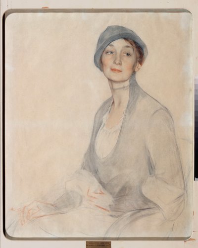 Retrato de Madame Drobotova de Savelij Abramovich Sorin