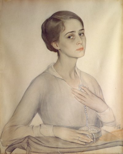 Retrato de Olga Spesivtseva de Savelij Abramovich Sorin