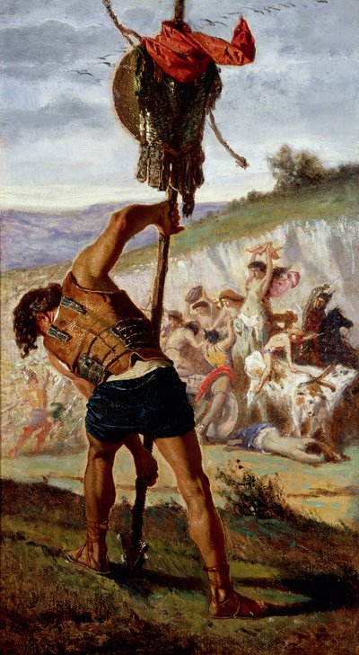 Estudio para el triunfo de Mario, por Francesco Saverio Altamura de Saverio Altamura