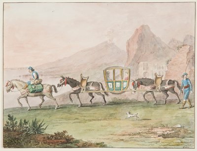 Viaje en Silla de Manos de Saverio della Gatta