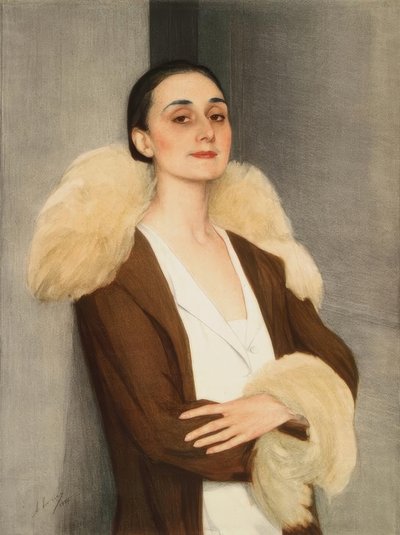 Retrato de una dama de Saweli Sorin
