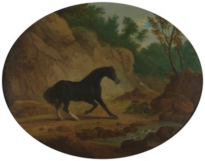 Un caballo asustado por una serpiente de Sawrey Gilpin