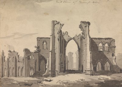 Vista este de la abadía de Furness de Sawrey Gilpin