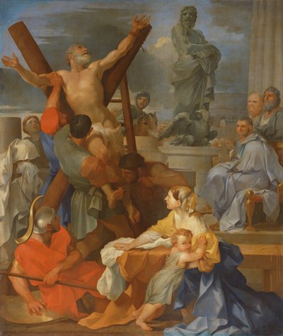 Martirio de San Andrés de Sébastien Bourdon