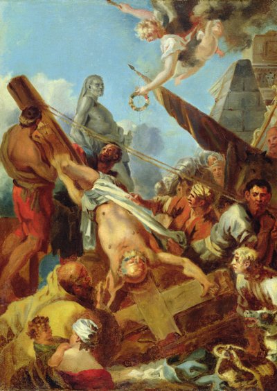 La crucifixión de San Pedro de Sébastien Bourdon