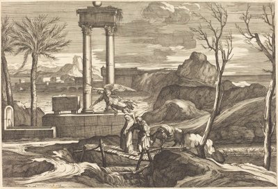La Huida a Egipto de Sébastien Bourdon