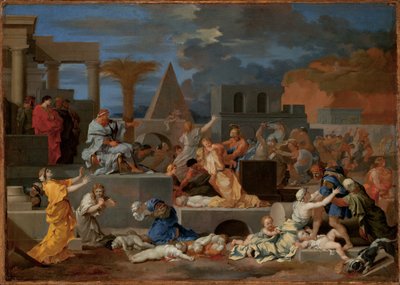 La masacre de los inocentes (óleo sobre lienzo) de Sébastien Bourdon