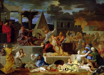 La masacre de los inocentes (óleo sobre lienzo) de Sébastien Bourdon