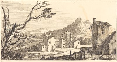 Paisaje con Casas de Sébastien  Le Clerc I
