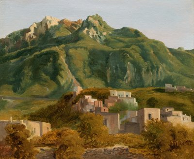 Pueblo en la isla de Ischia, c. 1826 de Sébastien Louis Guillaume Norblin de la