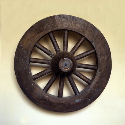 Copia de rueda medieval de Escandinavia. Siglo X d.C. de Scandinavian School