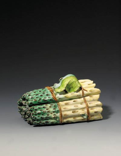 Sopera de espárragos con tapa, c.1750 de Sceaux Factory