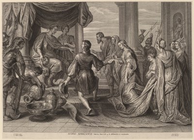 Escipión el Africano de Schelte Adams Bolswert after Sir Peter Paul Rubens